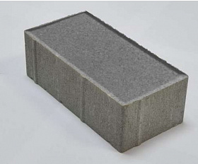 Брусчатка Лидер 40 Прямоугольник 200х100х60 мм Серый