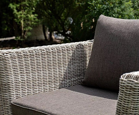 Кресло Капучино 4SIS из искусственного ротанга, цвет бежевый