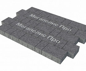 Тротуарная плитка Фабрика Готика Новый Город 80 мм Амфиболит FINERRO
