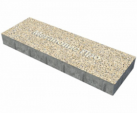 Тротуарная плита Фабрика Готика 600х200х60 мм Жельтау FINO