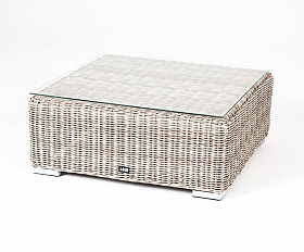 Лунго журнальный столик плетеный, цвет бежевый