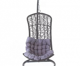 Подвесное кресло Виши 4SIS из искусственного ротанга, цвет коричневый