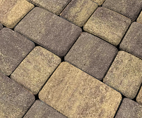 Тротуарная плитка Нобетек Новая Классика 1НКЛ5Ф Колормикс №24 Листопад