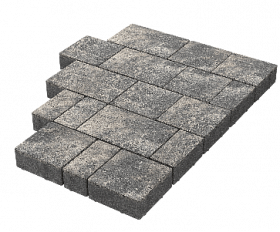 Тротуарная плитка Stellard Новый город 60 мм Грей