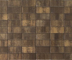 Брусчатка Braer Прямоугольник (кирпич) ColorMix 200х100х40 мм Каштан