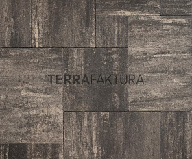 Тротуарная плитка Terrafaktura Ларго  60 мм Горный диабаз