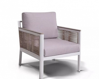 Кресло Сан Ремо 4SIS из роупа (веревки), цвет бежевый
