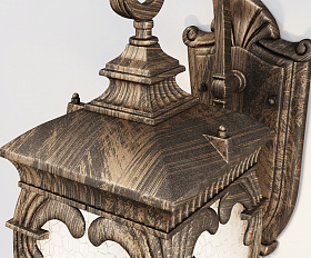 Настенный светильник (бра) Fleur Maytoni O414WL-01GB цвет Черный с Золотом