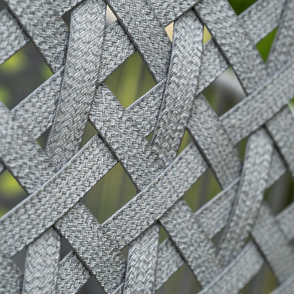 Капри подвесное кресло из искусственного ротанга, цвет серый фото 3