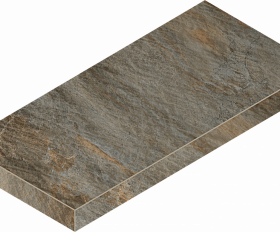 Керамогранитная ступень Italon Манетик X2 Дарк X2 33X60 Угл.лев