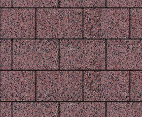 Тротуарная плитка Выбор Прямоугольник Б.1.П.8 300х200х80 мм Гранит Красный с черным