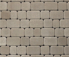 Тротуарная плитка 342 механический завод Классика 60 мм Светло-серый