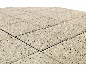 Тротуарная плитка Braer ЛУВР Квадрат 200х200х60 мм Мрамор