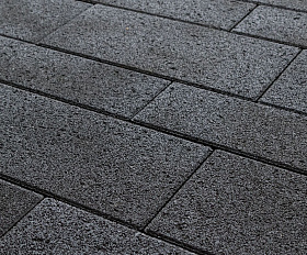 Тротуарная плитка Выбор Паркет мультиформатный Б.9.Псм.8 80 мм Черный Гранит