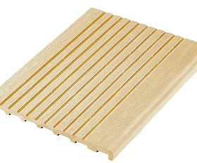 Ступень Экодэк Брайт 3D 4000 или 3000x320x23 мм, цвет Пшеничный