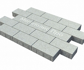 Тротуарная плитка Фабрика Готика Картано 300х150х80 мм Голд Кристалл