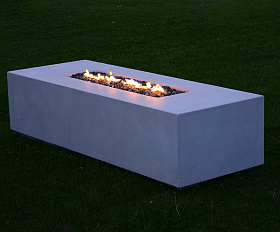 Уличный газовый камин SIGMA Vitgarden 180x70x45 см