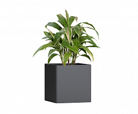 Кашпо Concretika Qadro 30x30x30 Marengo