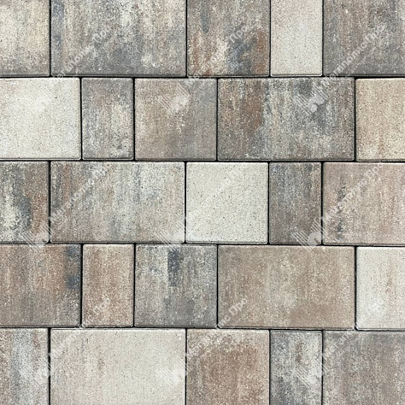 Тротуарная плитка Выбор Старый город Листопад А.1.Фсм.4 40 мм. Песчаник фото 1