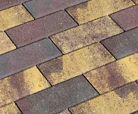 Брусчатка Нобетек 2П6Ф 200x100x60 Колормикс №21 Магма