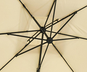 Садовый зонт Varallo Brafritid антрацит/бежевый, алюминий
