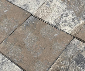 Тротуарная плитка Нобетек Квадрат 1К5ф 400x400x50 Колормикс №8 Гранит