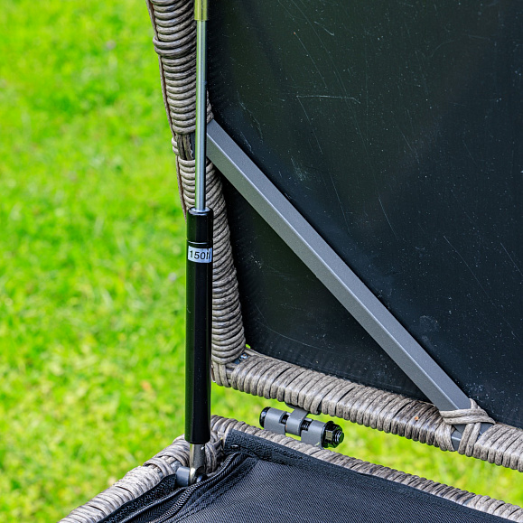 Сундук для хранения Karl 120 Royal Family из искусственного ротанга c колесиками, цвет серый фото 6