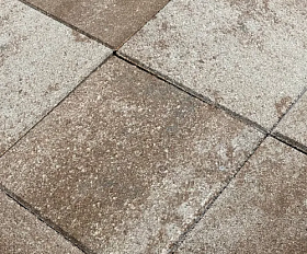 Тротуарная плитка Нобетек Квадрат 1К5ф 400x400x50 Колормикс №23 Сафари