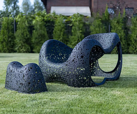 Alien подставка Vitgarden из базальта, цвет черный