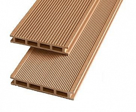 Террасная доска Экодэк Брайт Вельвет Кантри, цвет Пшеничный