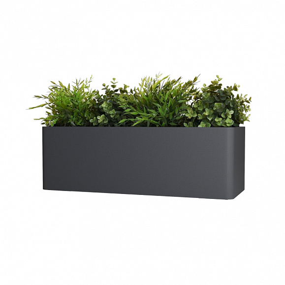 Кашпо TERRAFAKTURA Балконера 110x42x36 Маренго фото 1