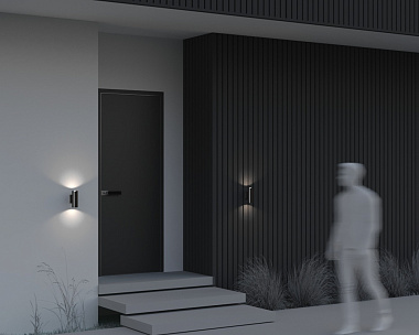 Настенный светильник (бра) Bowery Maytoni O574WL-02B цвет Черный