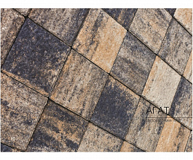 Тротуарная плитка Квадрат Arbet 60 мм. цвет Агат