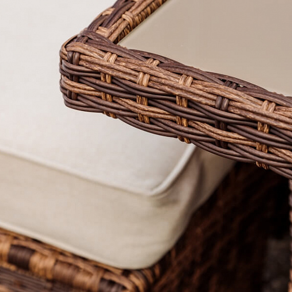 Комплект мебели Zoya Royal Family из искусственного ротанга, цвет коричневый фото 12