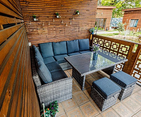 Комплект мебели Zorro Royal Family из искусственного ротанга, цвет серый