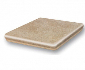 Клинкерная угловая ступень флорентинер Stroeher Keraplatte Aera T 721 roule, 345х345х12 мм