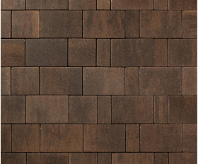 Тротуарная плитка 342 Механический завод Новый Город ColorMix 40мм Арабика