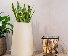 Кашпо Concretika Cylinder D40 H40 Sahara