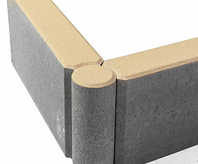 Бордюр шарнирный Braer песочный