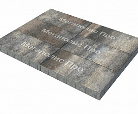 Тротуарная плитка Выбор Прямоугольник Б.5.П.10 600х300х100 мм Листопад Гранит Старый замок