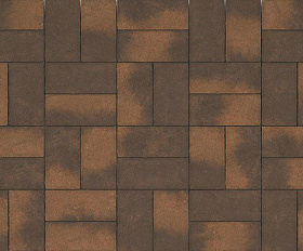 Брусчатка Каменный Век Кирпичик ColorMix 200х100х60 мм. Желто-коричневый