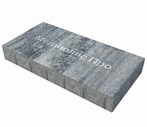 Тротуарная плитка Выбор Прямоугольник Б.5.П.8 600х300х80 мм Листопад Антрацит