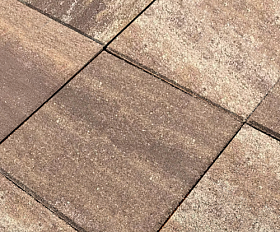 Тротуарная плитка Нобетек Квадрат 2К5ф 300x300x50 Колормикс №30 Арабика
