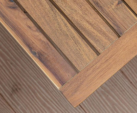 Лаунж-зона Brooklyn Royal Family из дерева, цвет серый