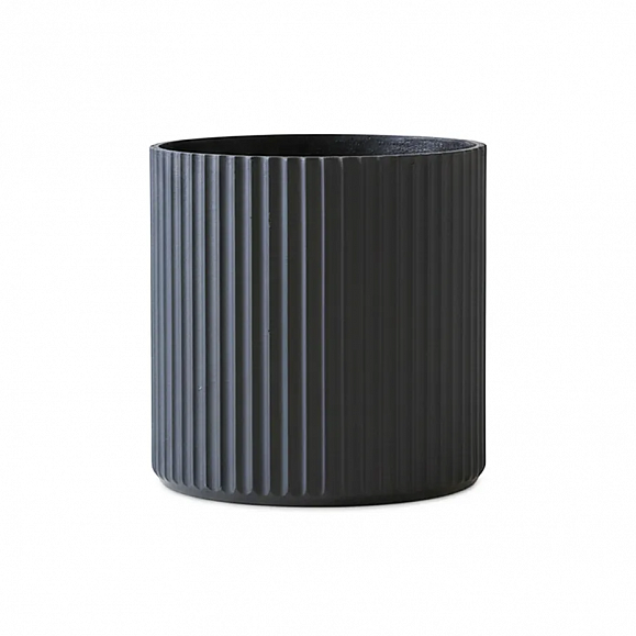 Кашпо TERRAFAKTURA Рифлоу D40H40 Маренго фото 2