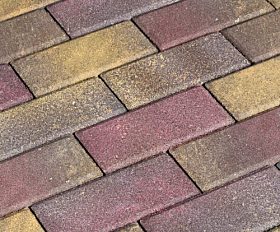 Брусчатка Нобетек 2П4Ф 200x100x40 Колормикс №9 Закат