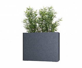 Кашпо Concretika Flora 90х35хН70 Basalt