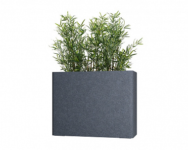 Кашпо Concretika Flora 90х35хН70 Basalt