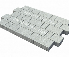 Тротуарная плитка Фабрика Готика Новый Город 80 мм Голд Кристалл