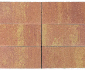 Тротуарная плита Cити Braer ColorMix 600*300*80мм Рассвет